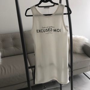 Zara tank top dress